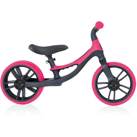Bicicletta Senza Pedali per Bambini 2-5 Anni Rosa Neon Regolabile
