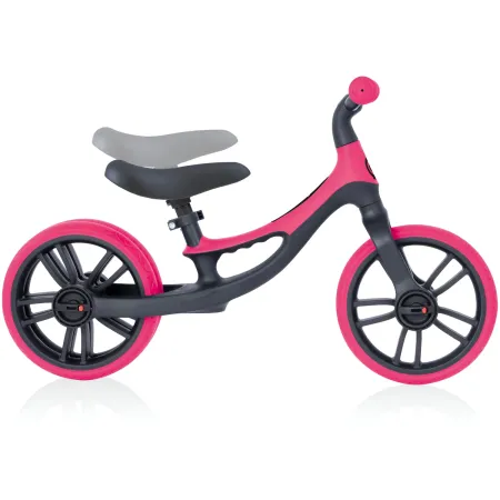 Bicicletta Senza Pedali per Bambini 2-5 Anni Rosa Neon Regolabile