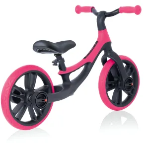 Bicicletta Senza Pedali per Bambini 2-5 Anni Rosa Neon Regolabile 2