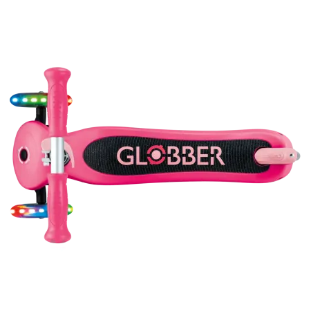Monopattino a 3 Ruote per Bambini Fucsia Manubrio Regolabile 50kg