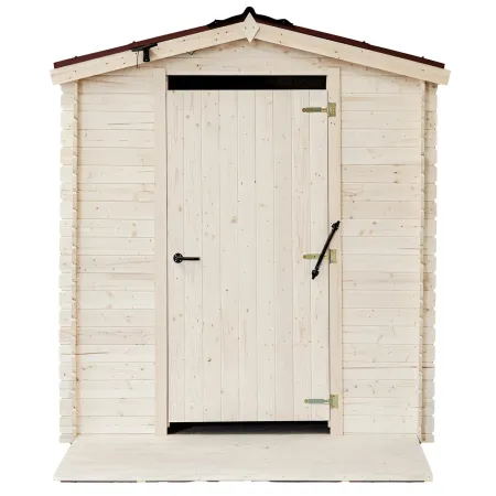 Casetta WC a Secco Legno Abete Persone con Mobilità Ridotta 210x221 cm