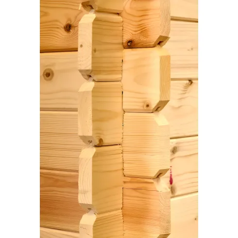 Casetta WC a Secco Legno Abete Persone con Mobilità Ridotta 210x221 cm