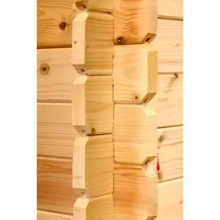 Casetta WC a Secco Legno Abete Persone con Mobilità Ridotta 210x221 cm