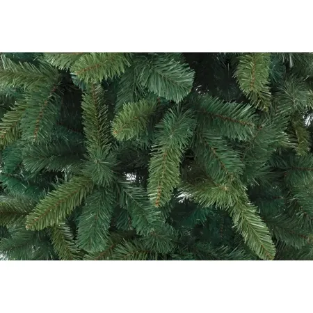 Albero di Natale Verde PVC Altezza 240 cm Base 135 cm Folto Leggero