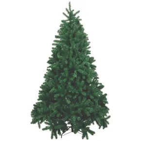 Albero di Natale Altezza 200 cm Folto Realistico PVC con Base a Croce
