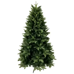Albero di Natale Altezza 210 cm Ø130 cm Verde PE PVC Rami Realistici