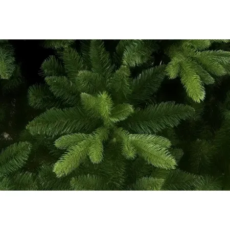 Albero di Natale Altezza 210 cm Ø130 cm Verde PE PVC Rami Realistici