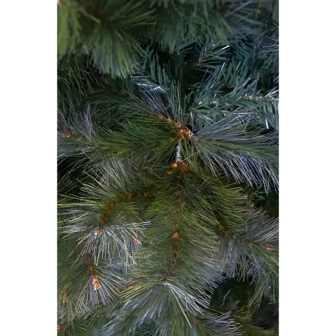 Albero di Natale Alto 240 cm Folto Verde Base 160 cm Rami Realistici