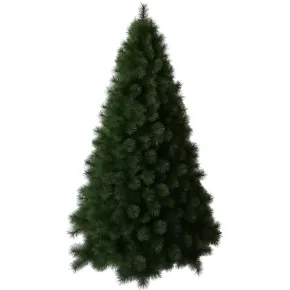 Albero di Natale Alto 240 cm Folto Verde Base 160 cm Rami Realistici