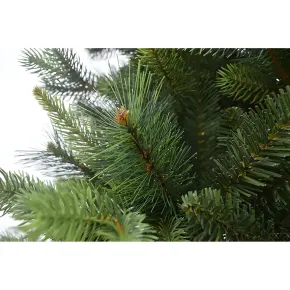 Albero di Natale 180 cm Verde PE PVC Effetto Realistico Base 124 cm 2