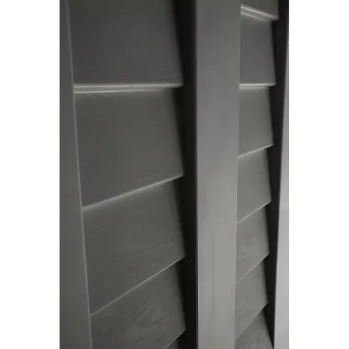 Casetta Attrezzi Plastica Antracite Antipioggia da Giardino 151x146 cm