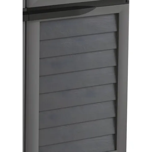 Casetta Attrezzi Giardino Plastica Antracite Impermeabile 151x208 cm