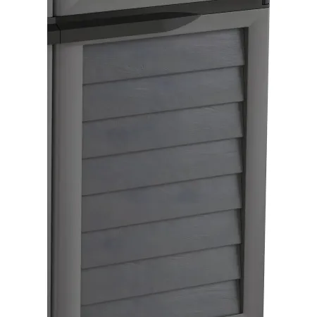 Casetta Attrezzi Giardino Plastica Antracite Impermeabile 151x208 cm
