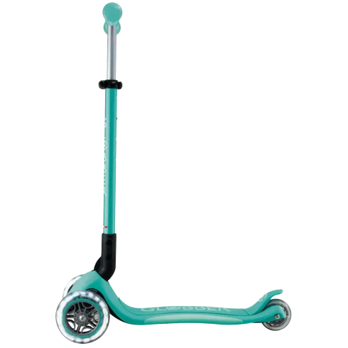 Monopattino per Bambini a 3 Ruote Verde Menta con Luci LED Regolabile