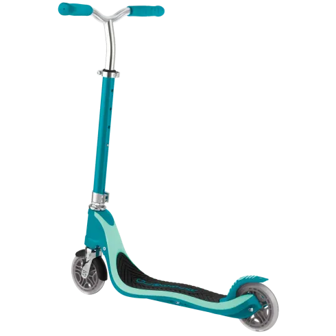 Monopattino Regolabile Bambini 6+ a 2 Ruote 100 kg Verde Acqua Robusto