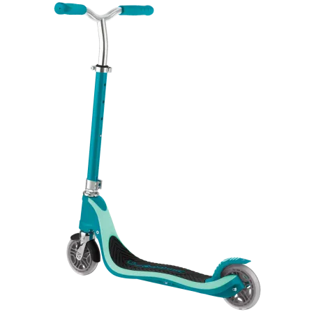 Monopattino Regolabile Bambini 6+ a 2 Ruote 100 kg Verde Acqua Robusto
