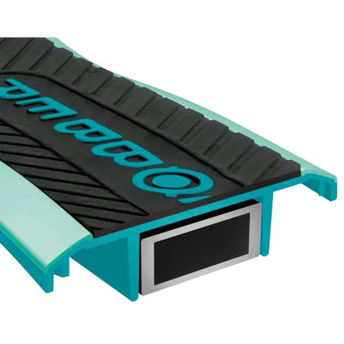 Monopattino Regolabile Bambini 6+ a 2 Ruote 100 kg Verde Acqua Robusto