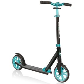 Monopattino per Bambini 8+ Nero Verde Acqua Ruote Grandi Fino a 100 kg