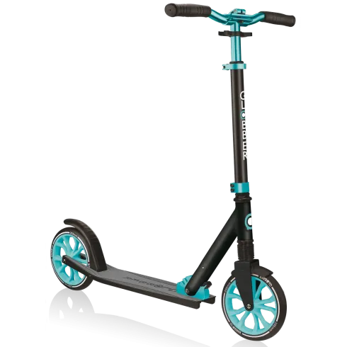 Monopattino per Bambini 8+ Nero Verde Acqua Ruote Grandi Fino a 100 kg