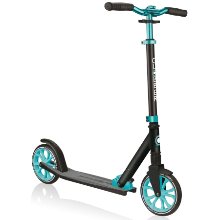 Monopattino per Bambini 8+ Nero Verde Acqua Ruote Grandi Fino a 100 kg
