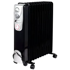 Termoradiatore Elettrico Ardes 11 Elementi 2500W con Termostato Nero