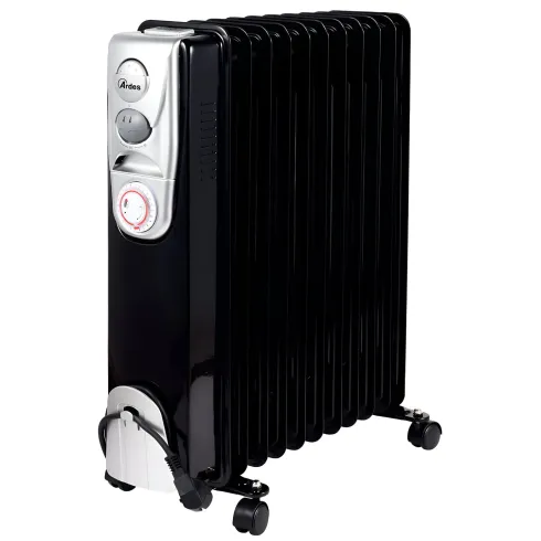 Termoradiatore Elettrico Ardes 11 Elementi 2500W con Termostato Nero