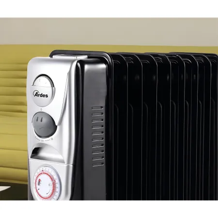 Termoradiatore Elettrico Ardes 11 Elementi 2500W con Termostato Nero