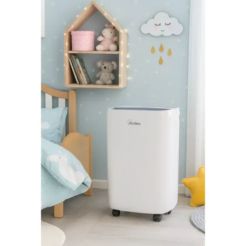 Deumidificatore Ardes Portatile 12L/24h Elettrico Display LED Bianco