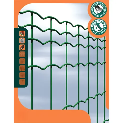 Rete per Recinzione 80 Altezza Rotolo 25 mt Zincata Plastificata Elettrosaldata