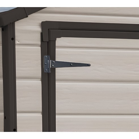 Keter Box Manor 185x236 per Esterno in Resina Capanno Porta Attrezzi Beige