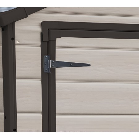 Keter Box Manor 185x236 per Esterno in Resina Capanno Porta Attrezzi Beige