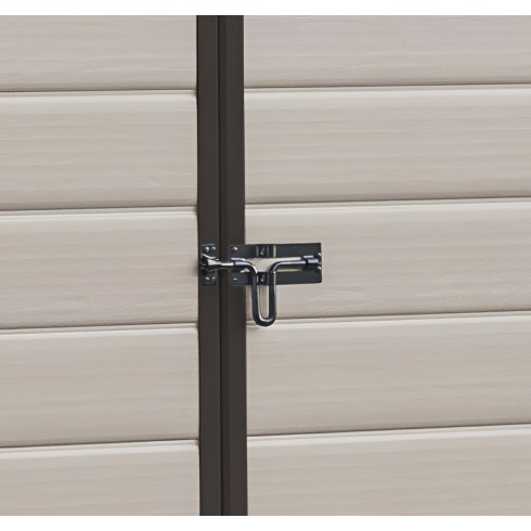 Keter Box Manor 185x236 per Esterno in Resina Capanno Porta Attrezzi Beige
