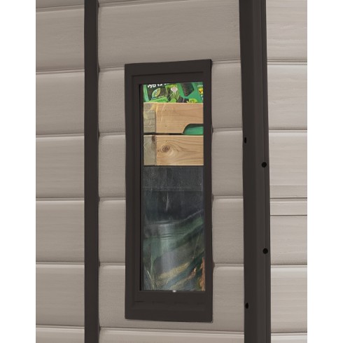 Keter Box Manor 185x236 per Esterno in Resina Capanno Porta Attrezzi Beige
