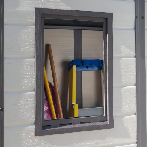 Keter Casetta Addossata Oakland in Resina PVC Box Armadio Giardino