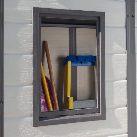 Keter Casetta Addossata Oakland in Resina PVC Box Armadio Giardino