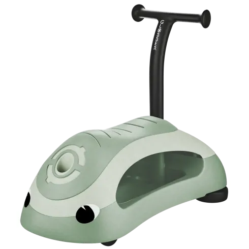 Cavalcabile per Bambini Girello Ride On 100% Ecologico Verde 20 kg