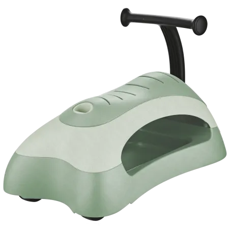 Cavalcabile per Bambini Girello Ride On 100% Ecologico Verde 20 kg