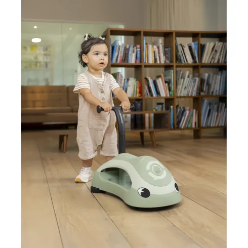 Cavalcabile per Bambini Girello Ride On 100% Ecologico Verde 20 kg