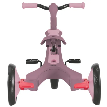 Triciclo Evolutivo Rosa 4 in 1 Regolabile Seconda Infanzia 20kg