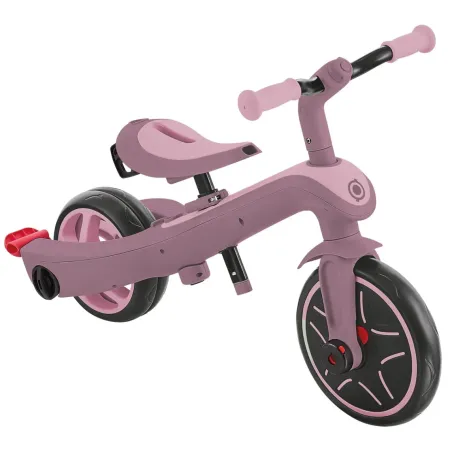 Triciclo Evolutivo Rosa 4 in 1 Regolabile Seconda Infanzia 20kg