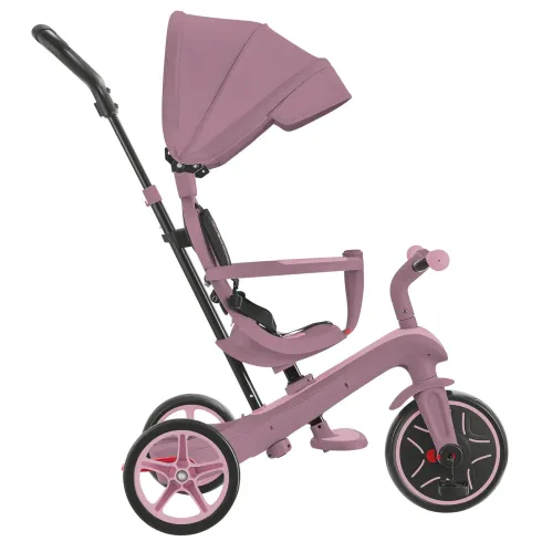 Triciclo Evolutivo Rosa 4 in 1 Regolabile Seconda Infanzia 20kg
