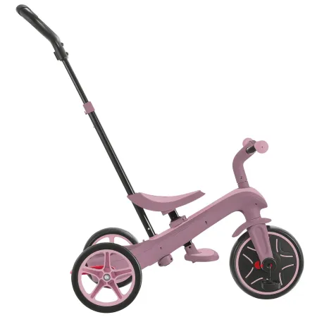 Triciclo Evolutivo Rosa 4 in 1 Regolabile Seconda Infanzia 20kg