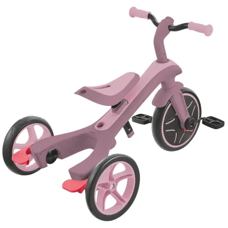 Triciclo Evolutivo Rosa 4 in 1 Regolabile Seconda Infanzia 20kg