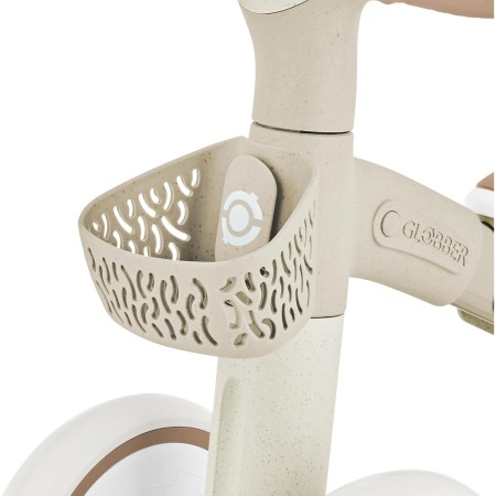 Triciclo Cavalcabile Beige Ergonomico Ecologico Cestino per Equilibrio