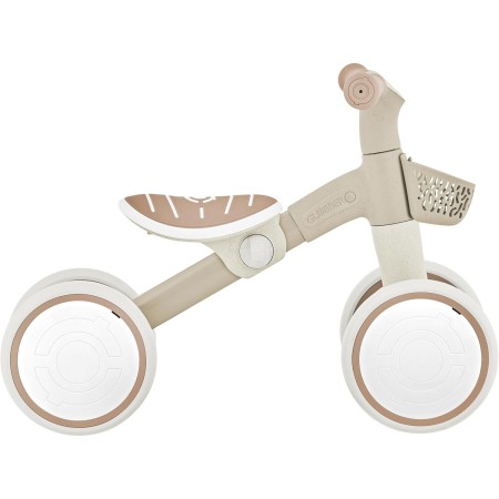 Triciclo Cavalcabile Beige Ergonomico Ecologico Cestino per Equilibrio