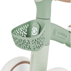 Triciclo Cavalcabile Verde Ergonomico Ecologico Cestino per Equilibrio 2