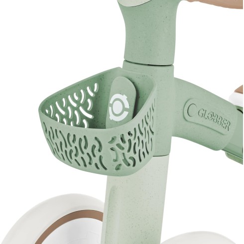 Triciclo Cavalcabile Verde Ergonomico Ecologico Cestino per Equilibrio