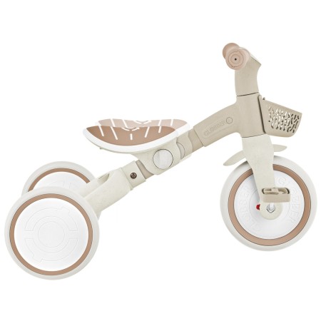 Triciclo Evolutivo per Bambini 3 in 1 Beige Regolabile Ecologico