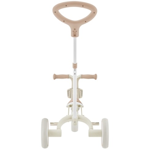 Triciclo Evolutivo per Bambini 3 in 1 Beige Regolabile Ecologico