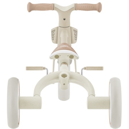 Triciclo Evolutivo per Bambini 3 in 1 Beige Regolabile Ecologico